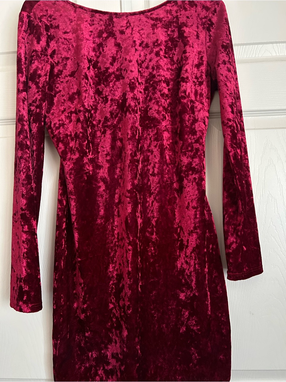 Lulus Velvet Long Sleeve Bodycon - Picture 7 of 9